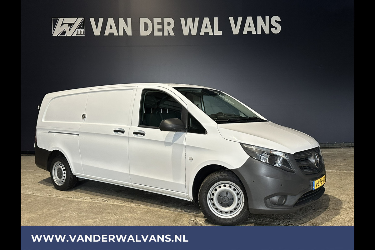 Mercedes-Benz Vito 111 CDI L3H1 Euro6 Airco | 2x zijdeur | Navigatie | Camera | Cruisecontrol Parkeersensoren, Bijrijdersbank