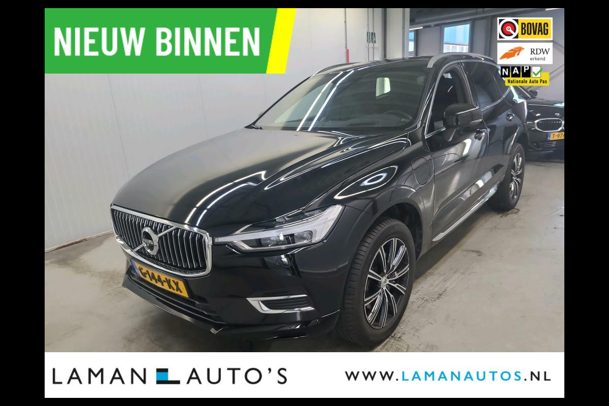 Volvo XC60 T8 Twin Engine 390pk AWD Inscription | Luchtvering B&W Pano Nappa Leder On Call HUD LED Virtual ECC Navi ACC 19" LMV BLIS | Plug