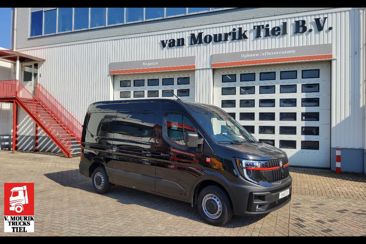 Renault Master 150.35 EURO 6 L2H2 GESLOTEN ZWART METALLIC - V-63-LHG - BPM VRIJ!