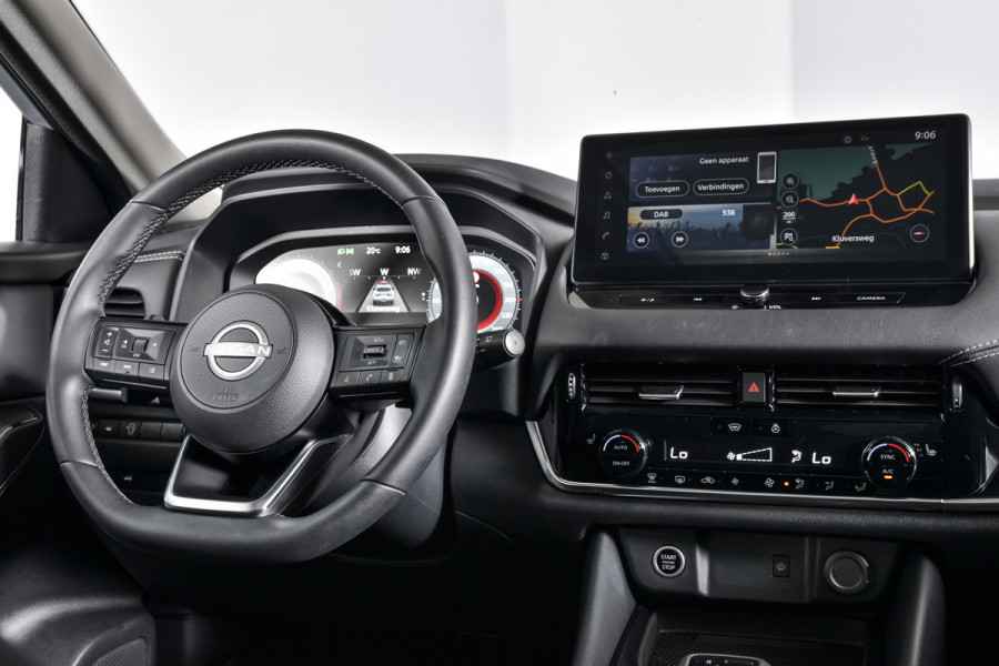 Nissan QASHQAI 1.3 MHEV 158 PK N-Connecta - Automaat | Cold Pack | 12.3'' Dig. Cockpit | Adapt. Cruise | 360 Camera | PDC | NAV + App Connect | Elek. Klep | LM 18" | ECC | 4175