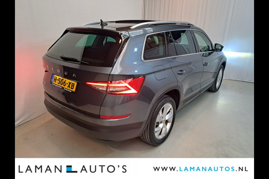 Škoda Kodiaq 1.5 TSI 150pk DSG Business Edition Aut. | Pano/open dak Virtual Halfleder CarPlay Canton ECC Navi Cruise LED 19" LMV Camera Meta