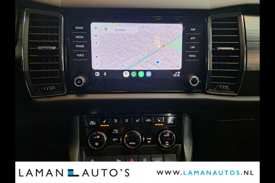 Škoda Kodiaq 1.5 TSI 150pk DSG Business Edition Aut. | Pano/open dak Virtual Halfleder CarPlay Canton ECC Navi Cruise LED 19" LMV Camera Meta