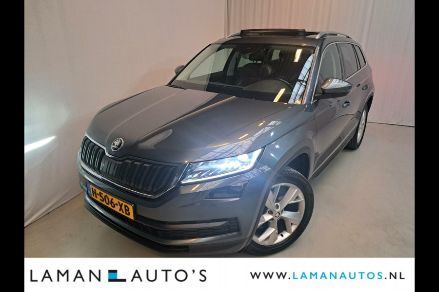 Škoda Kodiaq 1.5 TSI 150pk DSG Business Edition Aut. | Pano/open dak Virtual Halfleder CarPlay Canton ECC Navi Cruise LED 19" LMV Camera Meta