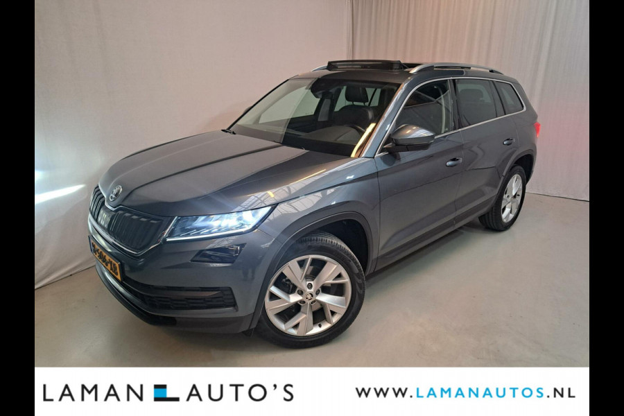 Škoda Kodiaq 1.5 TSI 150pk DSG Business Edition Aut. | Pano/open dak Virtual Halfleder CarPlay Canton ECC Navi Cruise LED 19" LMV Camera Meta