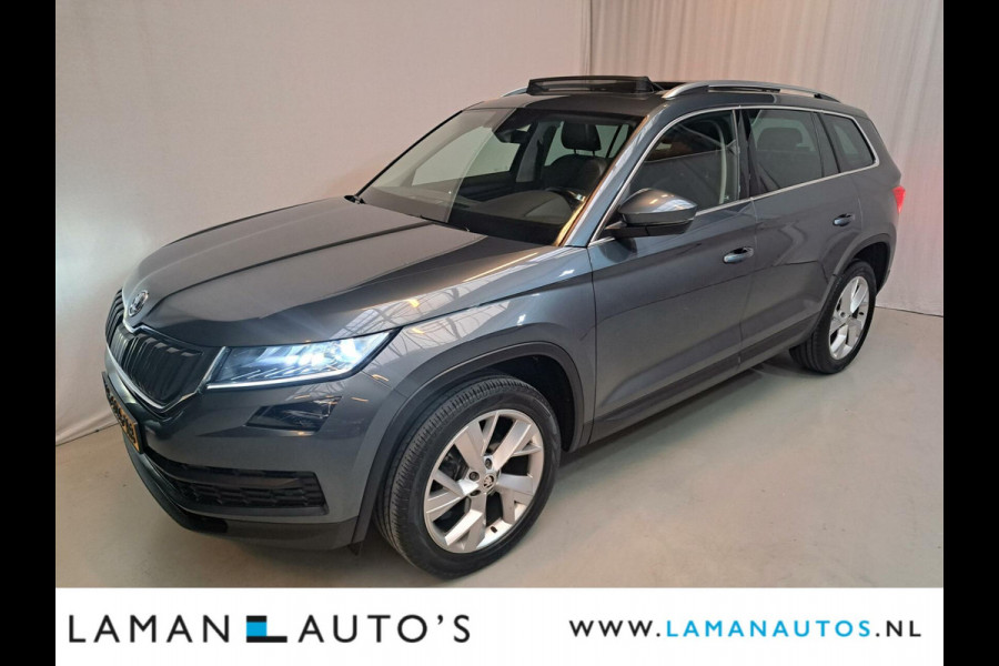 Škoda Kodiaq 1.5 TSI 150pk DSG Business Edition Aut. | Pano/open dak Virtual Halfleder CarPlay Canton ECC Navi Cruise LED 19" LMV Camera Meta