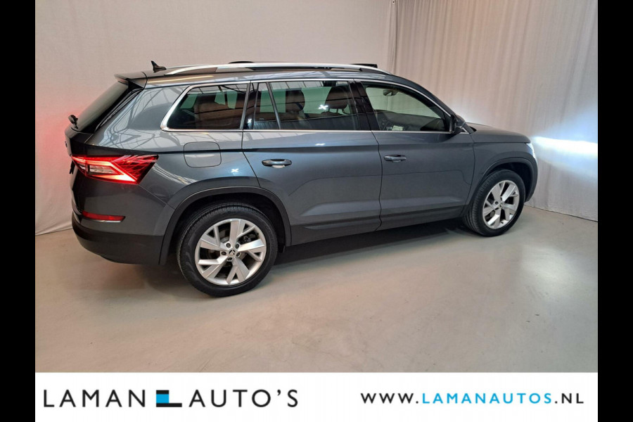 Škoda Kodiaq 1.5 TSI 150pk DSG Business Edition Aut. | Pano/open dak Virtual Halfleder CarPlay Canton ECC Navi Cruise LED 19" LMV Camera Meta