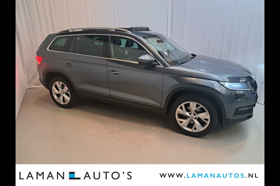 Škoda Kodiaq 1.5 TSI 150pk DSG Business Edition Aut. | Pano/open dak Virtual Halfleder CarPlay Canton ECC Navi Cruise LED 19" LMV Camera Meta