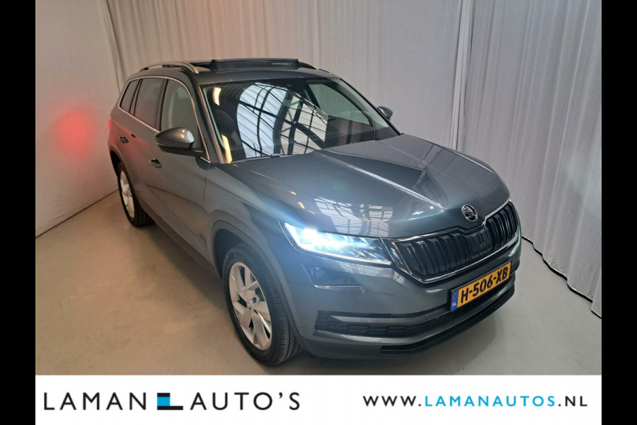 Škoda Kodiaq 1.5 TSI 150pk DSG Business Edition Aut. | Pano/open dak Virtual Halfleder CarPlay Canton ECC Navi Cruise LED 19" LMV Camera Meta