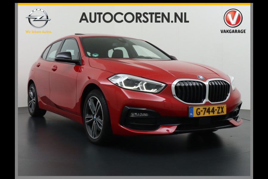 BMW 1-serie 118i AUT.8 Pano-dak Apple Carplay Android Auto PDC-v+a LED Navi-Pro Ecc Live Cockpit Pro Sportstoelen Executive Edition Sportlin Shadow-line 1/2 Leer Zwarte Hemel WiFi-vb. Connected Pack Pro Bluetooth Regen-Lichtsensor Cruise Control Lmv 1ste Eigenaar! Orig.NLse auto .