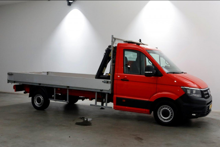 Volkswagen Crafter 35 2.0 TDI 177pk L4 Open laadbak met kraan Trekhaak 3500kg. 08-2018