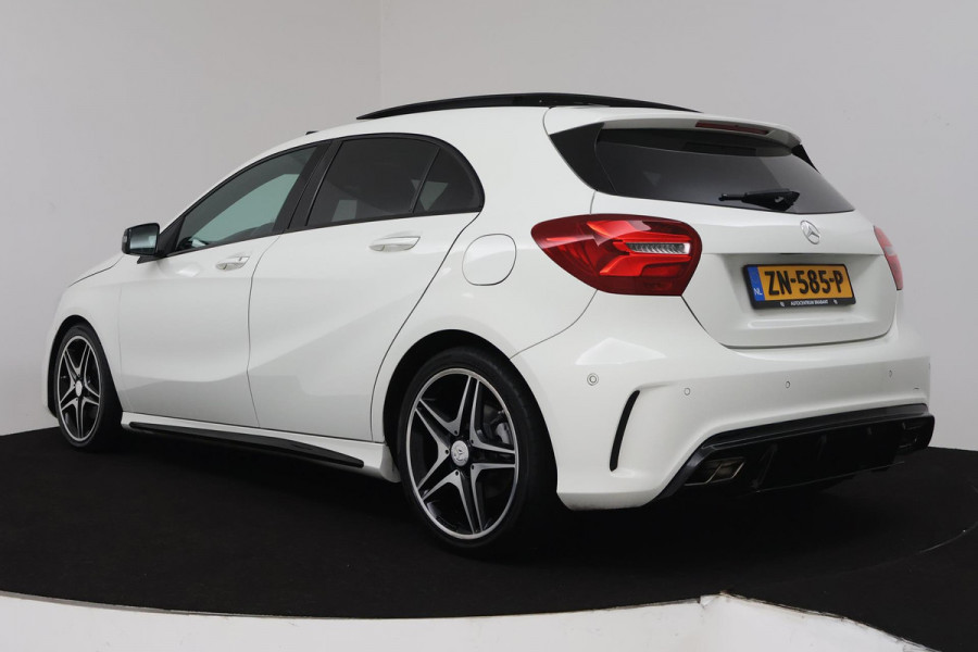 Mercedes-Benz A-Klasse 200 Motorsport Edition Automaat (CAMERA, PANORAMADAK, HARMAN/KARDON, CLIMATE, ELEKT STOEL, GOED ONDERHOUD)