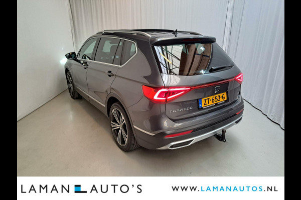 Seat Tarraco 2.0 TSI 190pk 4DRIVE Xcellence 7-DSG| Trekhaak AWD Open dak DCC Halfleder CarPlay Beats Audio ECC Navi LED ACC 20" LMV 360 Camer