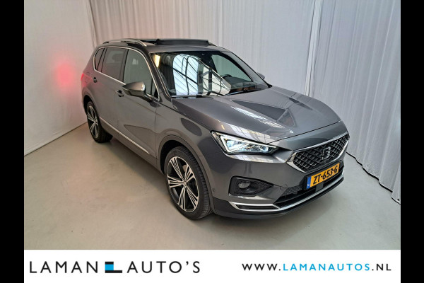 Seat Tarraco 2.0 TSI 190pk 4DRIVE Xcellence 7-DSG| Trekhaak AWD Open dak DCC Halfleder CarPlay Beats Audio ECC Navi LED ACC 20" LMV 360 Camer