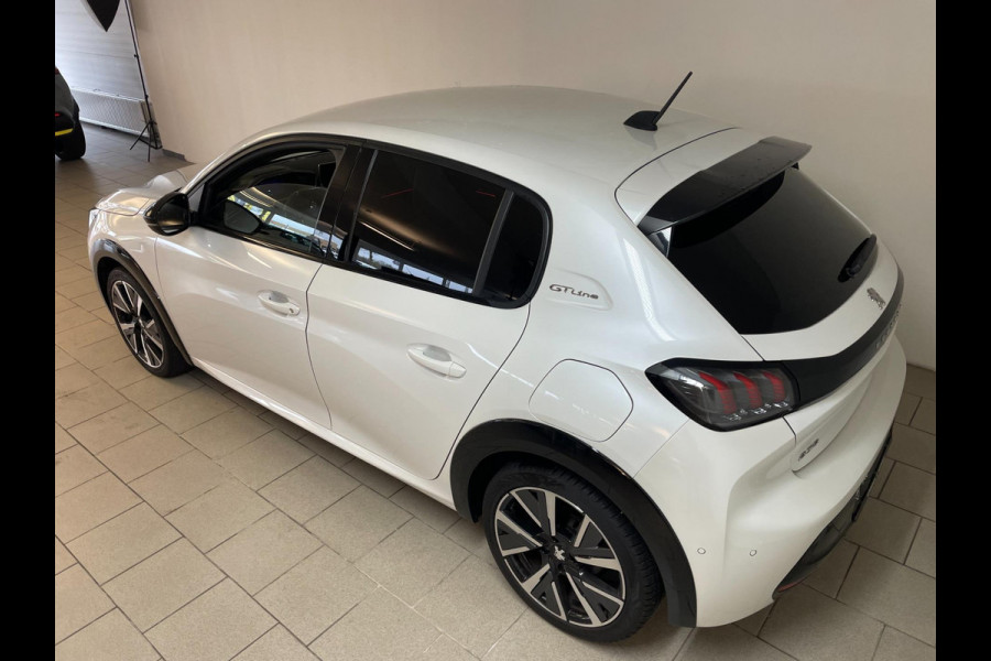 Peugeot 208 1.2 PureTech GT-Line AIRCO NAVI CRUISE BLUETOOTH APPLE CARPLAY LED VERLICHTING ZWARTE HEMEL PARELMOER WIT NIEUWSTAAT