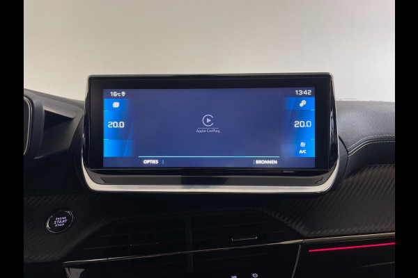 Peugeot 208 1.2 PureTech GT-Line AIRCO NAVI CRUISE BLUETOOTH APPLE CARPLAY LED VERLICHTING ZWARTE HEMEL PARELMOER WIT NIEUWSTAAT