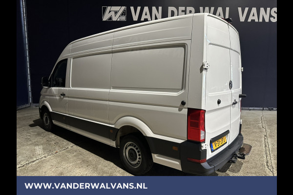 Volkswagen Crafter 2.0 TDI 140pk L3H3 L2H2 Euro6 Airco | 3000kg Trekhaak | Camera | Leder stuurwiel adaptieve cruisecontrol, stuurwielverwarming, chauffeursstoel, apple carplay, android auto