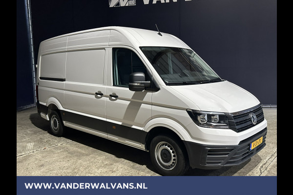 Volkswagen Crafter 2.0 TDI 140pk L3H3 L2H2 Euro6 Airco | 3000kg Trekhaak | Camera | Leder stuurwiel adaptieve cruisecontrol, stuurwielverwarming, chauffeursstoel, apple carplay, android auto