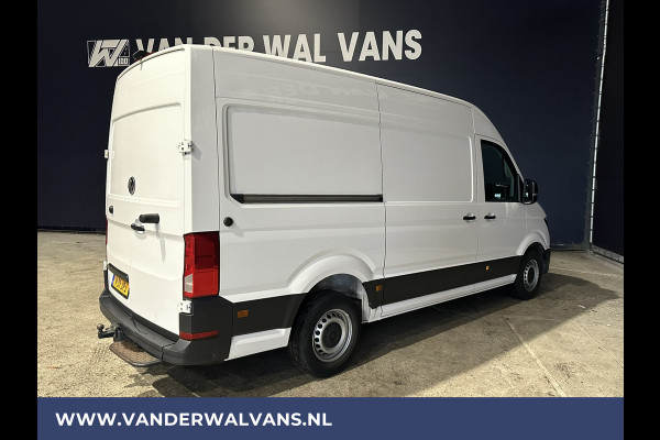 Volkswagen Crafter 2.0 TDI 140pk L3H3 L2H2 Euro6 Airco | 3000kg Trekhaak | Camera | Leder stuurwiel adaptieve cruisecontrol, stuurwielverwarming, chauffeursstoel, apple carplay, android auto