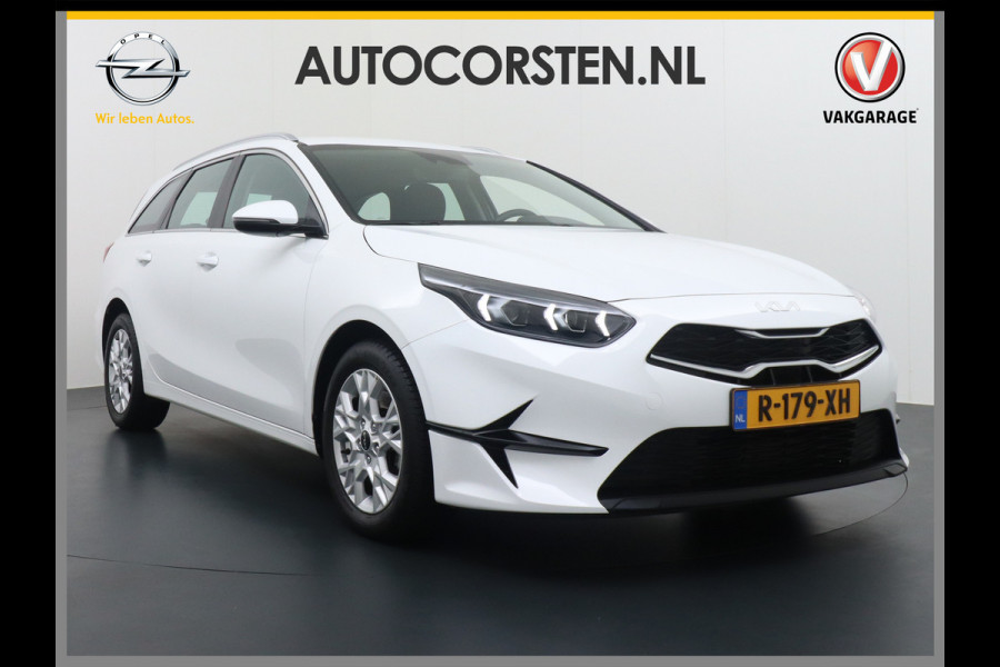 Kia Ceed Sportswagon T120PK Autom7. MHEV Apple Carplay Android Auto Camera Navi Mirror-link LED Dual-Ecc DAB PDC Regen-Lichtsensor Led LMVCruise Cont Premium-HiFi WiFi-vb. Multimedia Lane-assist Elec.ramen en Spiegels Mild Hybrid Voorruit aut defrost  7-versnellingen dct Bu-spieg verst/verwb ESC Facelift Model Orig.NL auto 32.000 nieuw