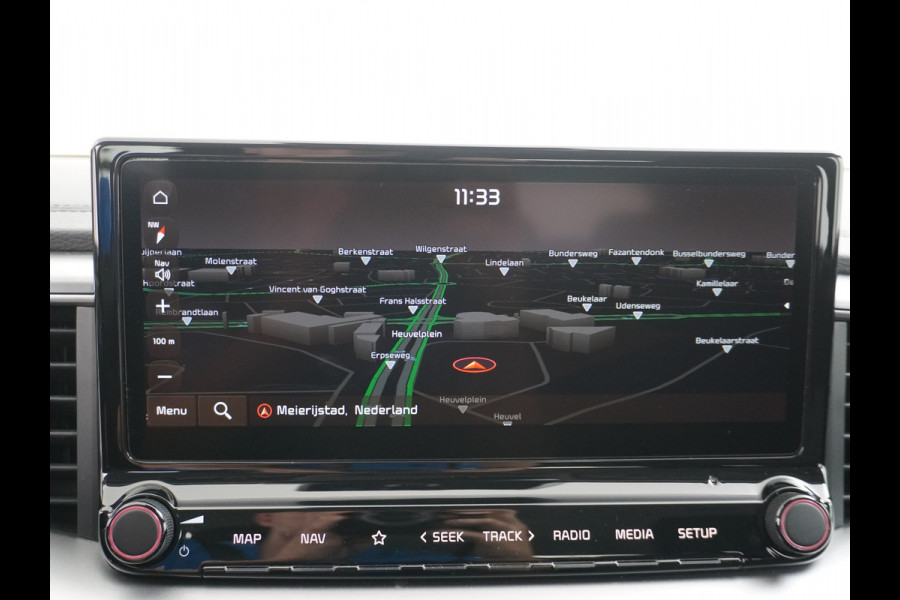 Kia Ceed Sportswagon T120PK Autom7. MHEV Apple Carplay Android Auto Camera Navi Mirror-link LED Dual-Ecc DAB PDC Regen-Lichtsensor Led LMVCruise Cont Premium-HiFi WiFi-vb. Multimedia Lane-assist Elec.ramen en Spiegels Mild Hybrid Voorruit aut defrost  7-versnellingen dct Bu-spieg verst/verwb ESC Facelift Model Orig.NL auto 32.000 nieuw