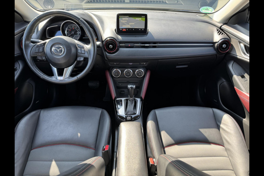 Mazda CX-3 2.0 SkyActiv-G 120 GT-M Automaat,Navi,Clima,Camera,Leder,PDC V+A,Nieuwe Apk bij Aflevering