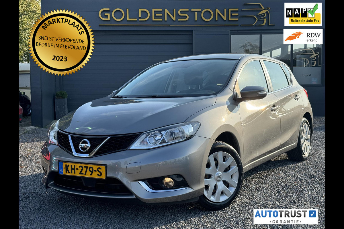 Nissan Pulsar 1.2 DIG-T Visia 1e Eigenaar,Airco,Cruise,Bluetooth,Trekhaak,N.A.P,nieuwe APK Bij Aflevering