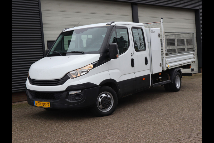 Iveco Daily 35C14 Euro 6 - Kipper - DC 6 Pers. - Trekhaak - WB 410 cm