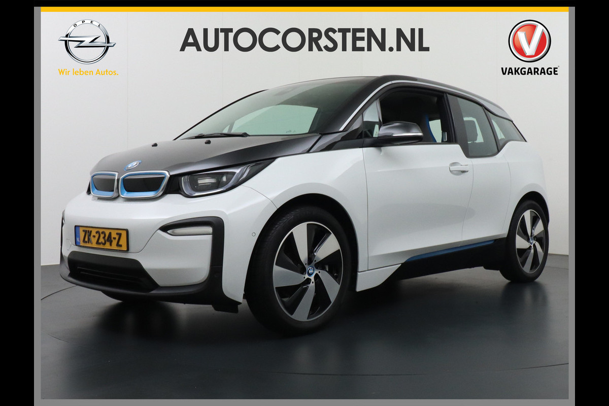 BMW i3 120Ah 42kWh Adap.Cruise Warmtepomp Camera Navi Bordherk. Pdc KeylessStart Tel. Stoelverw. Isofix 19''LM Basis