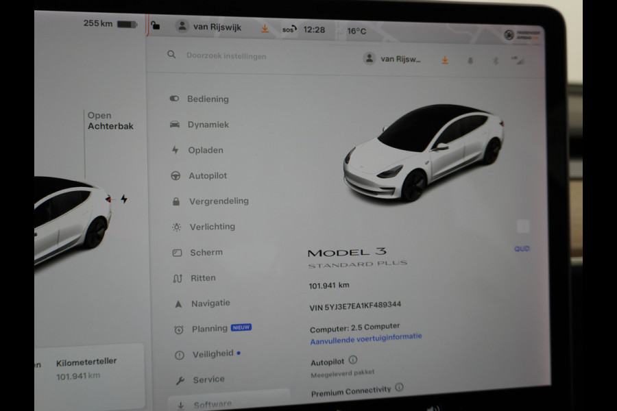 Tesla Model 3 SR+60kWh 325PK AutoPilot FSD.vb Premium-Luidsprekers Leer PanoDak Adaptive cruise 18" Camera's Elektr.-Stuur+Stoelen+Spiegels+Ge Navigatiesysteem full map LED-a+v Comfortstoel(en) ACC Dual-ECC DAB Voorverwarmen interieur via App Keyless via Telefoonsleutel One-Pedal-Drive Ecc Navigatiesysteem full map LED-a+v Comfortstoel(en) ACC Dual-ECC DAB Voorverwarmen interieur via App Keyless via Telefoonsleutel One-Pedal-Drive