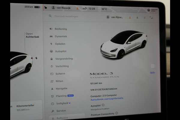 Tesla Model 3 SR+60kWh 325PK AutoPilot FSD.vb Premium-Luidsprekers Leer PanoDak Adaptive cruise 18" Camera's Elektr.-Stuur+Stoelen+Spiegels+Ge Navigatiesysteem full map LED-a+v Comfortstoel(en) ACC Dual-ECC DAB Voorverwarmen interieur via App Keyless via Telefoonsleutel One-Pedal-Drive Ecc Navigatiesysteem full map LED-a+v Comfortstoel(en) ACC Dual-ECC DAB Voorverwarmen interieur via App Keyless via Telefoonsleutel One-Pedal-Drive