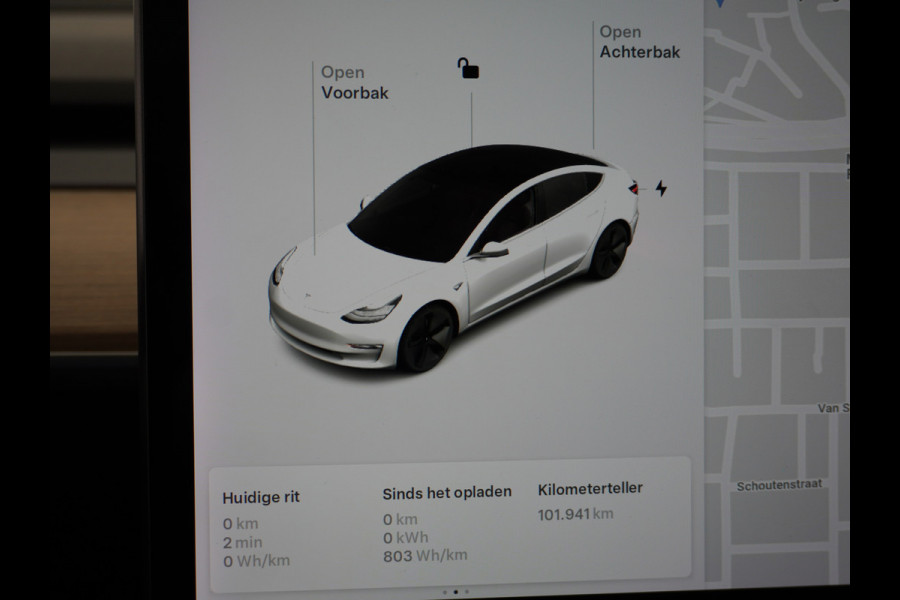 Tesla Model 3 SR+60kWh 325PK AutoPilot FSD.vb Premium-Luidsprekers Leer PanoDak Adaptive cruise 18" Camera's Elektr.-Stuur+Stoelen+Spiegels+Ge Navigatiesysteem full map LED-a+v Comfortstoel(en) ACC Dual-ECC DAB Voorverwarmen interieur via App Keyless via Telefoonsleutel One-Pedal-Drive Ecc Navigatiesysteem full map LED-a+v Comfortstoel(en) ACC Dual-ECC DAB Voorverwarmen interieur via App Keyless via Telefoonsleutel One-Pedal-Drive