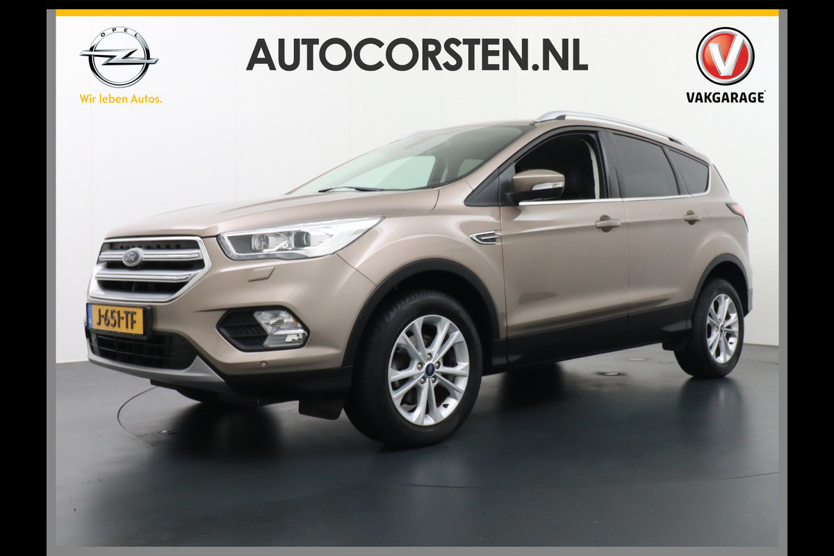 Ford Kuga 1.5 EcoBoost Titanium AppleCarplay/Android Camera Bi-Xenon Koplampen LED Dagrijverlichting Voorstoelen Verwarmd Stuurwiel Verwar Auto Start/Stop Systeem MultiMedia Privacy Glass