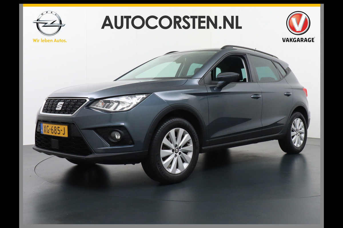 Seat Arona 1.0 TSI Navi LMV 16" ECC Trekhaak Apple Android PDC DAB Cruise Control LED Dagrijverlichting LED Achterlichten Privacy Glass Key Style Business Intense