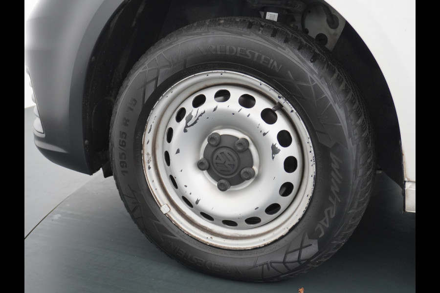 Volkswagen Caddy 2.0TDI EURO 6 Airco Schuifdeur-R Betonplex-Vloer Lat om Lat betimmering Multimedia systeem ESP ASR Elek.ramen Buitenspiegels ele Vervolgbotsing preventie Bluetooth  Brake Assist System Achterruit+Wissers+verwarmd Tussenwand m rooster Achterruitenwisser