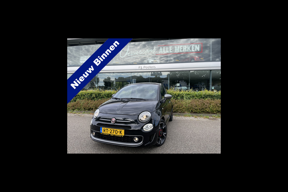 Fiat 500 0.9 TwinAir Turbo Sport Ramen elektrisch voor - U connect - Radio - Bluetooth 105pk Airco - Climate control - Cruise control - Parkeersensoren achter - navigatie - Multifunctioneel lederen stuurwiel - mistlampen - lichtmetalen velgen