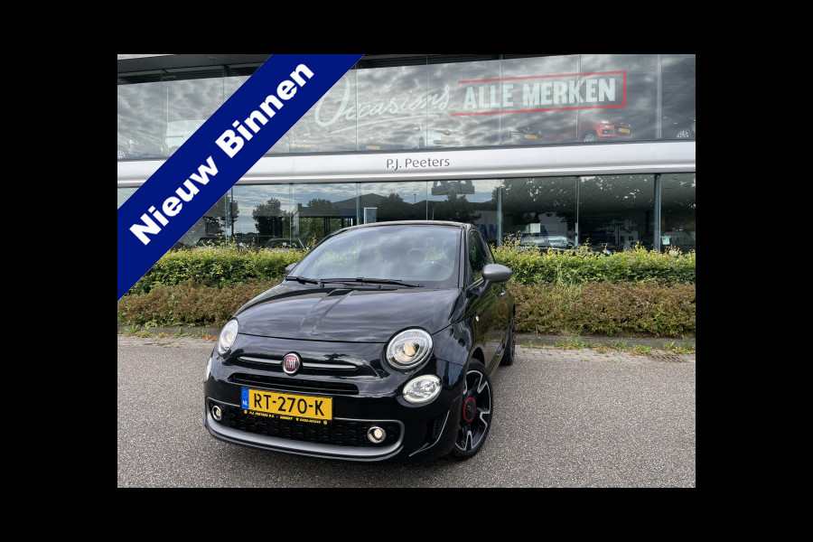 Fiat 500 0.9 TwinAir Turbo Sport Ramen elektrisch voor - U connect - Radio - Bluetooth 105pk Airco - Climate control - Cruise control - Parkeersensoren achter - navigatie - Multifunctioneel lederen stuurwiel - mistlampen - lichtmetalen velgen