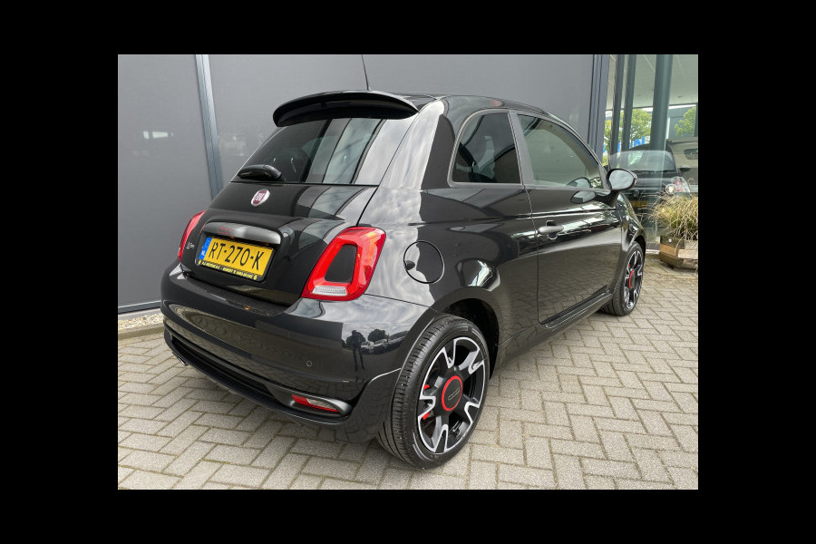 Fiat 500 0.9 TwinAir Turbo Sport Ramen elektrisch voor - U connect - Radio - Bluetooth 105pk Airco - Climate control - Cruise control - Parkeersensoren achter - navigatie - Multifunctioneel lederen stuurwiel - mistlampen - lichtmetalen velgen