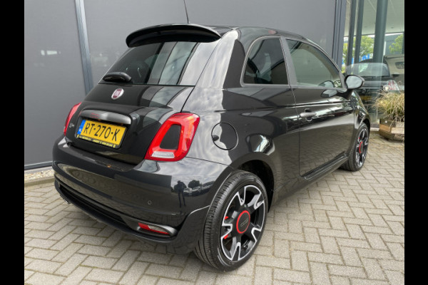 Fiat 500 0.9 TwinAir Turbo Sport Ramen elektrisch voor - U connect - Radio - Bluetooth 105pk Airco - Climate control - Cruise control - Parkeersensoren achter - navigatie - Multifunctioneel lederen stuurwiel - mistlampen - lichtmetalen velgen