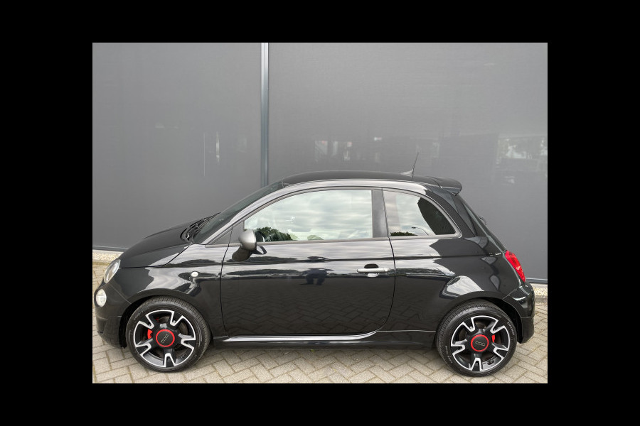 Fiat 500 0.9 TwinAir Turbo Sport Ramen elektrisch voor - U connect - Radio - Bluetooth 105pk Airco - Climate control - Cruise control - Parkeersensoren achter - navigatie - Multifunctioneel lederen stuurwiel - mistlampen - lichtmetalen velgen