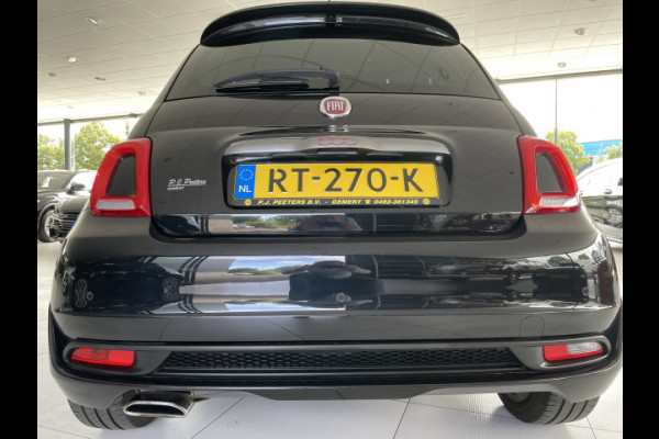 Fiat 500 0.9 TwinAir Turbo Sport Ramen elektrisch voor - U connect - Radio - Bluetooth 105pk Airco - Climate control - Cruise control - Parkeersensoren achter - navigatie - Multifunctioneel lederen stuurwiel - mistlampen - lichtmetalen velgen