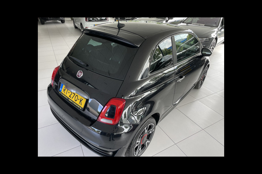 Fiat 500 0.9 TwinAir Turbo Sport Ramen elektrisch voor - U connect - Radio - Bluetooth 105pk Airco - Climate control - Cruise control - Parkeersensoren achter - navigatie - Multifunctioneel lederen stuurwiel - mistlampen - lichtmetalen velgen