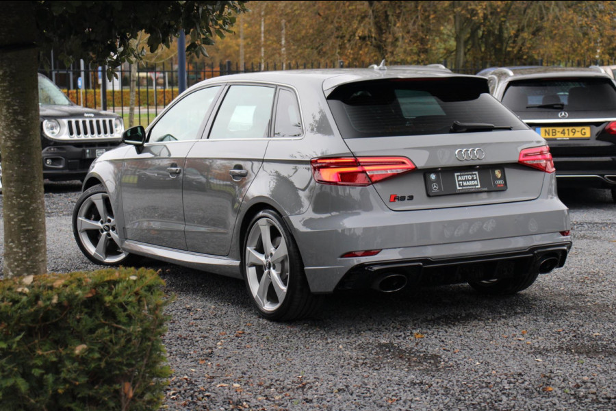 Audi RS 3 SPORTBACK 2.5 TFSI Quattro 400 PK Nardo Grey Dealer o.h Keyless Camera Leder PDC 19''