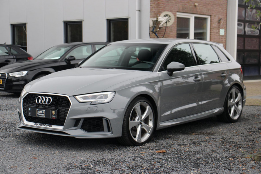 Audi RS 3 SPORTBACK 2.5 TFSI Quattro 400 PK Nardo Grey Dealer o.h Keyless Camera Leder PDC 19''