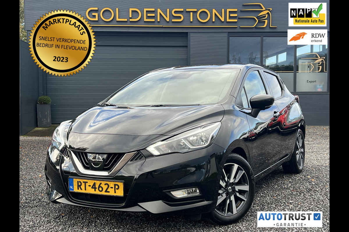 Nissan Micra 0.9 IG-T N-Connecta 2e Eigenaar,Navi,Clima,Cruise,360 Camera,Bose Geluid,N.A.P,APK tot 03-2026