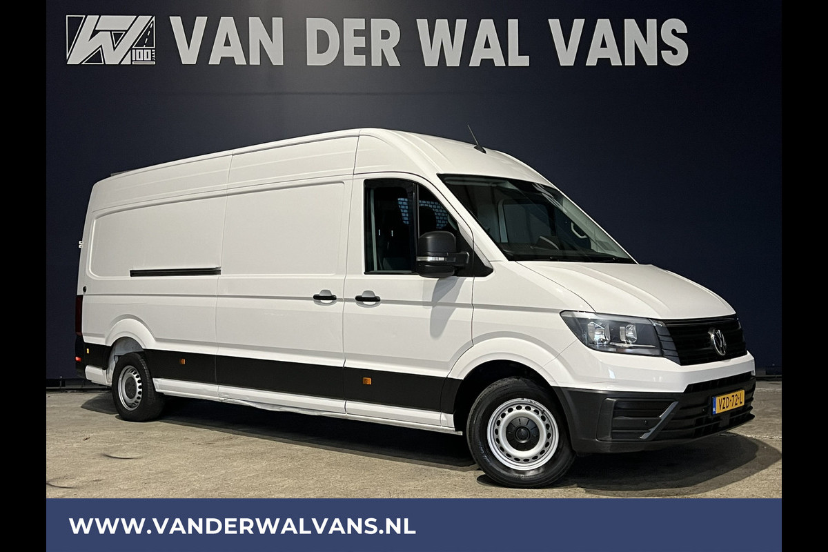 Volkswagen Crafter 2.0 TDI 141pk L4H3 L3H2 Euro6 ** Airco | 3000kg trekhaak | Cruisecontrol | Parkeersensoren Bijrijdersbank