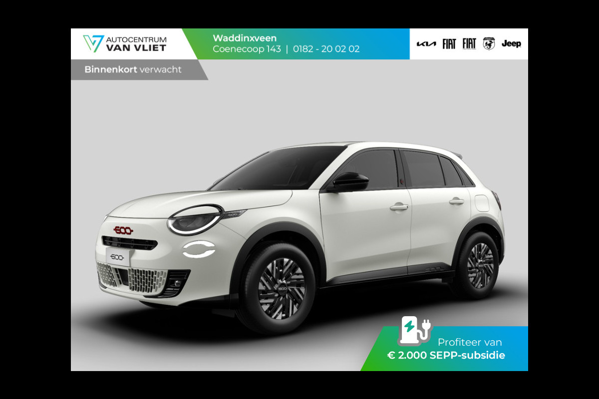 Fiat 600E RED 54 kWh | Mega scherpe Prijs, zolang de voorraad strekt ! | Gratis Wallbox |