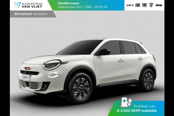 Fiat 600E RED 54 kWh | Mega scherpe Prijs, zolang de voorraad strekt ! | Gratis Wallbox |