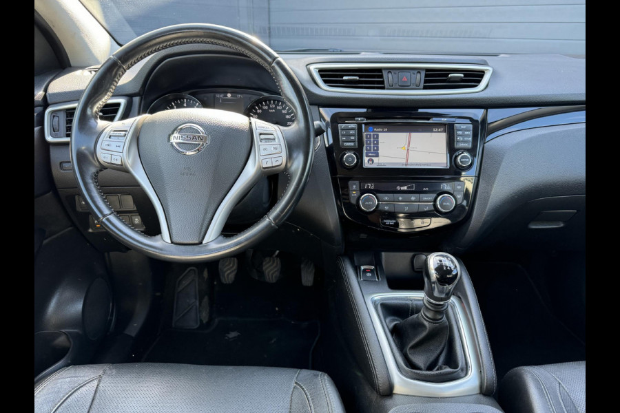 Nissan QASHQAI 1.2 Tekna 2e Eigenaar,Navi,Clima,Cruise,360 Camera,Trekhaak,Leder,N.A.P,APK bij Aflevering