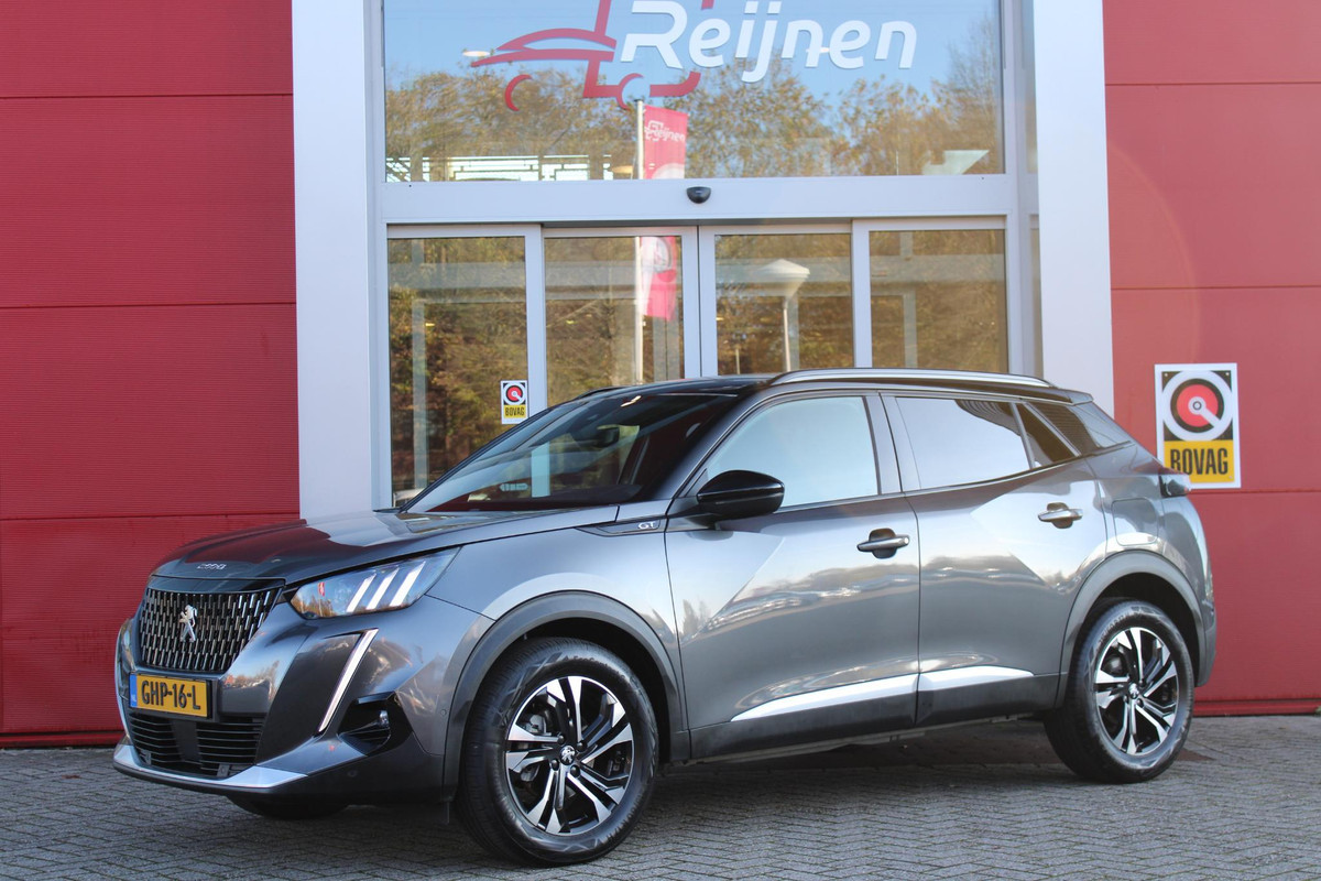 Peugeot 2008 1.2 130PK GT | NAVIGATIE 10" TOUCHSCREEN | APPLE CARPLAY/ANDROID AUTO | CRUISE CONTROL | ACHTERUITRIJ CAMERA | DODEHOEK BEWAKING | FULL LED KOPLAMPEN | 3-D INSTRUMENTENPANEEL | DAB+ RADIO | LICHTMETALEN VELGEN 17" |