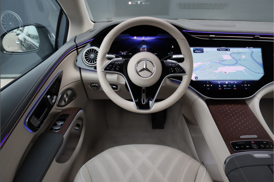 Mercedes-Benz EQS 450+ Premium+ AMG Line 108 kWh | Hyperscreen | Achterasbesturing | Luchtvering | Distronic+ | Stoelventilatie | Augmented HUD | Schermen Achter | Verwarmd Stuurwiel | Digital Light | Burmester |